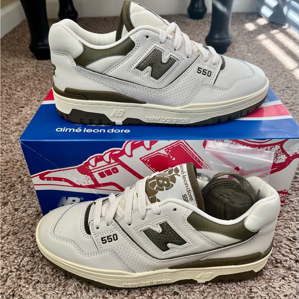 Aime Leon Dore x New Balance 550 Olive Men’s 8/Women’s 9.5